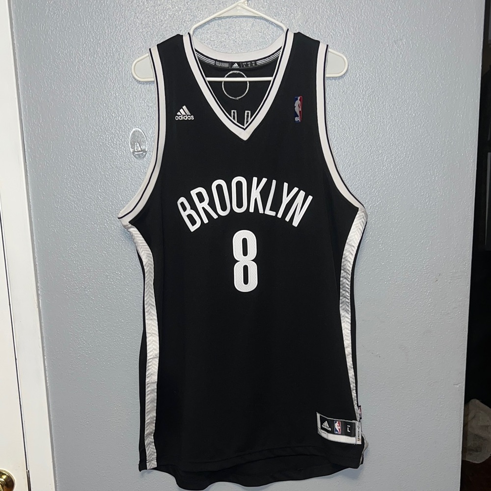 Adidas Black Brooklyn Jersey with White Trim